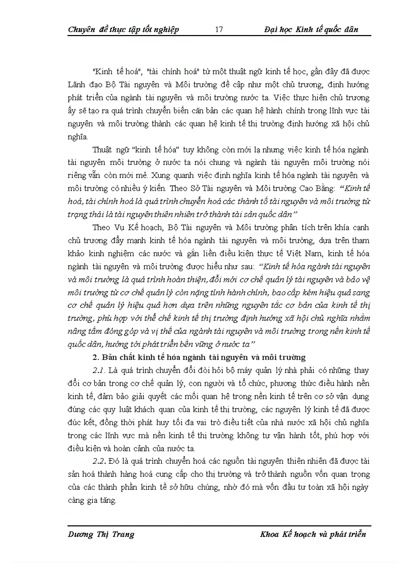 image for page Kinh tế hóa ngành trong xây dựng và tổ chức thực hiện kế hoạch 5 năm của Bộ Tài nguyên và môi trường