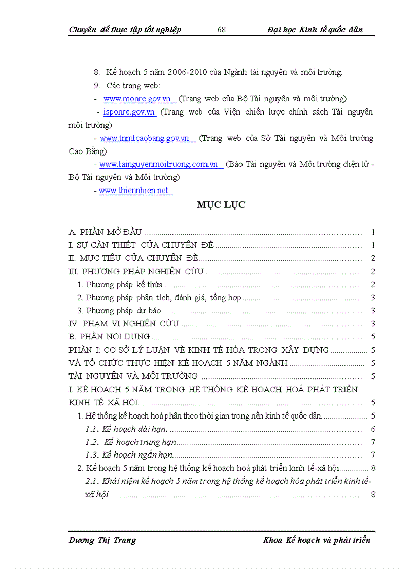 image for page Kinh tế hóa ngành trong xây dựng và tổ chức thực hiện kế hoạch 5 năm của Bộ Tài nguyên và môi trường