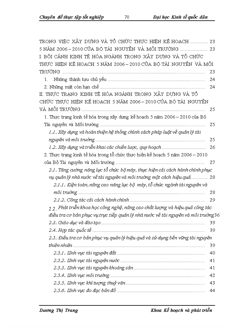 image for page Kinh tế hóa ngành trong xây dựng và tổ chức thực hiện kế hoạch 5 năm của Bộ Tài nguyên và môi trường