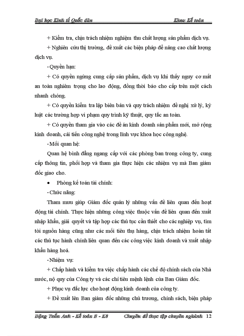 image for page Hoàn thiện công tác kế toán bán hàng và xác định kết quả bán hàng tại Công ty TNHH Sinh Nam