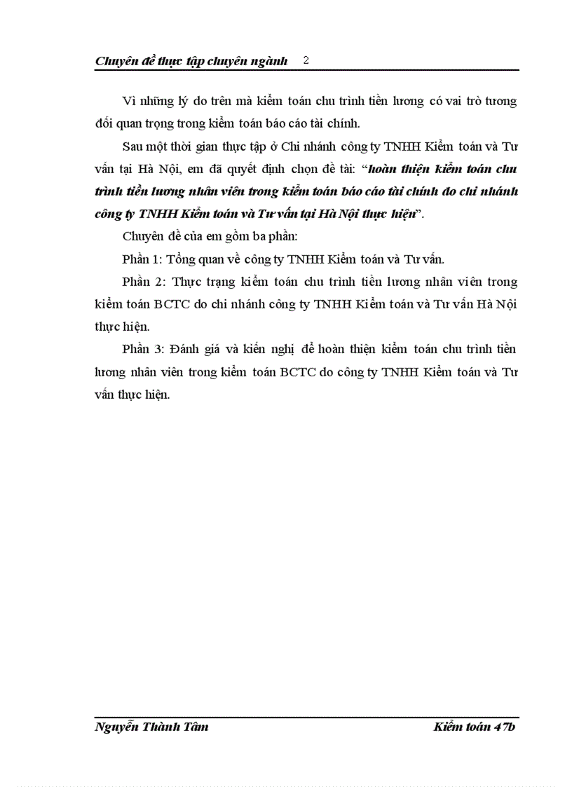 image for page Thực trạng kiểm toán chu trình tiền lương nhân viên trong kiểm toán bctc tại công ty tnhh kiểm toán và tư vấn a c chi nhánh hà nội