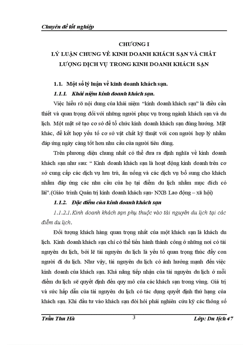 image for page Nâng cao chất lượng dịch vụ của Khách sạn Hồng Ngọc 1 theo tiêu chuẩn của một khách sạn 3 sao