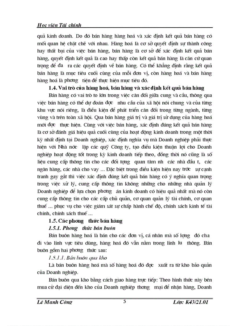 image for page Hoàn thiện công tác kế toán bán hàng và xác định kết quả bán hàng tại Công ty cổ phần lương thưc Hà Bắc