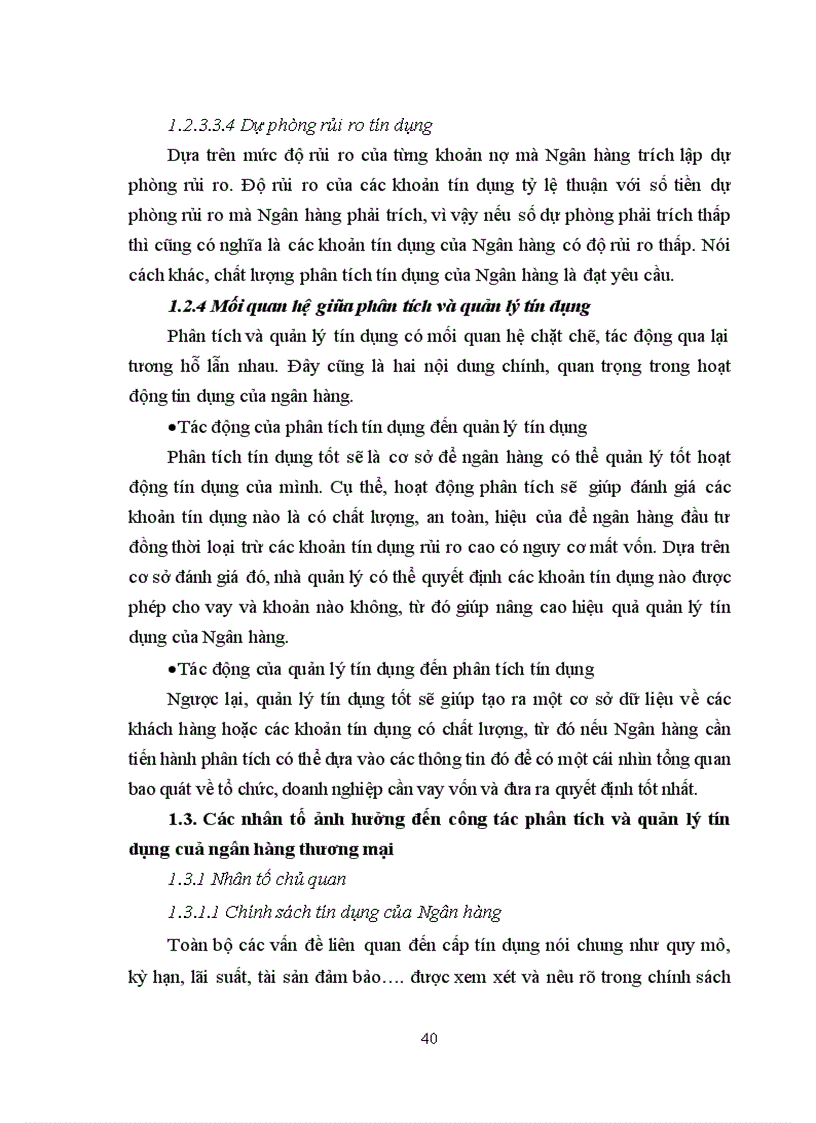 image for page Nâng cao chất lượng phân tích tín dụng đối với doanh nghiệp tại Chi nhánh Vietinbank Chương Dương