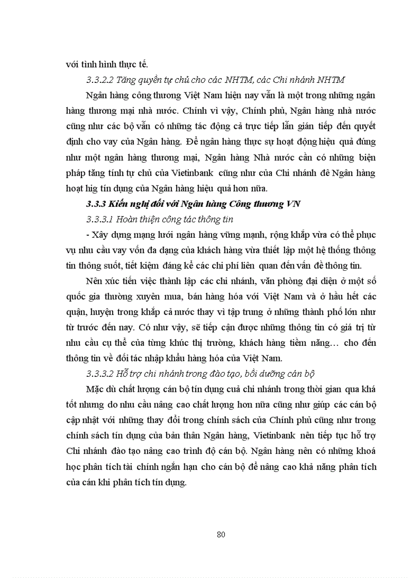 image for page Nâng cao chất lượng phân tích tín dụng đối với doanh nghiệp tại Chi nhánh Vietinbank Chương Dương