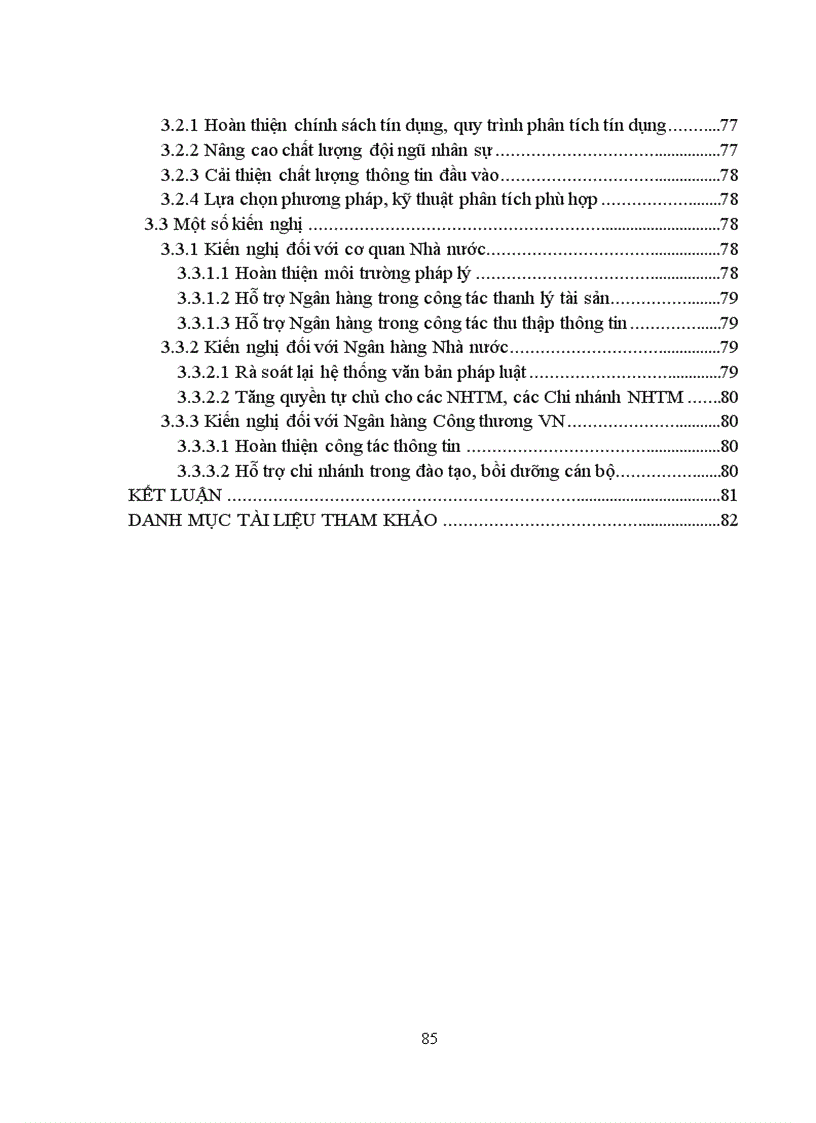 image for page Nâng cao chất lượng phân tích tín dụng đối với doanh nghiệp tại Chi nhánh Vietinbank Chương Dương