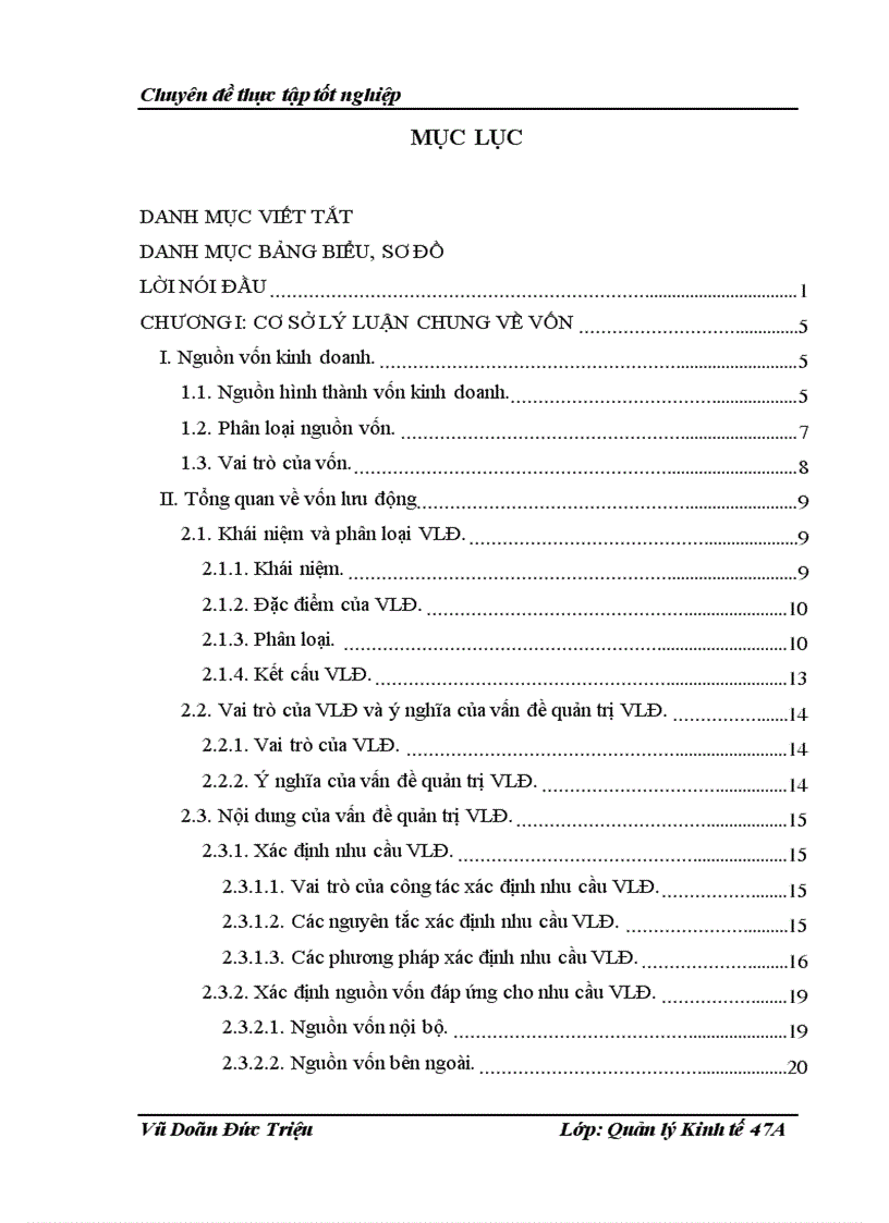 image for page Một số biện pháp nhằm nâng cao hiệu quả quản lý và sử dụng vốn lưu động của Công ty Cổ phần Thủy sản khu vực I