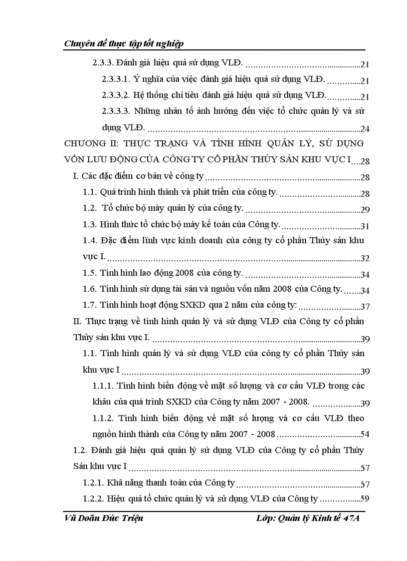 image for page Một số biện pháp nhằm nâng cao hiệu quả quản lý và sử dụng vốn lưu động của Công ty Cổ phần Thủy sản khu vực I