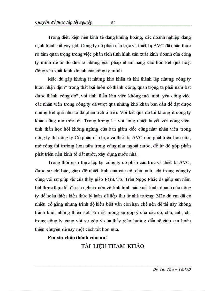 image for page Nghiên cứu thống kê tình hình sản xuất kinh doanh của công ty cổ phần cầu trục và thiết bị AVC giai đoạn 2003 200