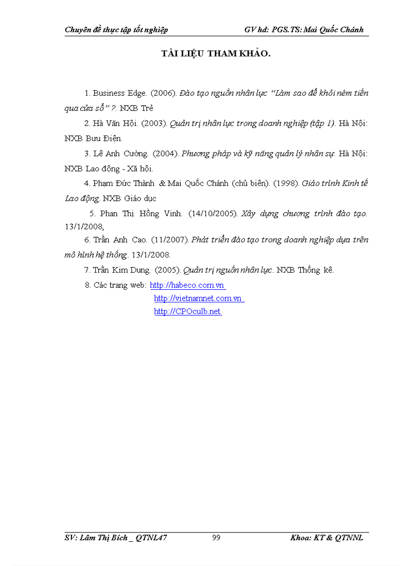 image for page Hoàn thiện công tác đào tạo và phát triển nguồn nhân lực trong Tổng công ty cổ phần Bia Rượu Nước giải khát Hà Nội