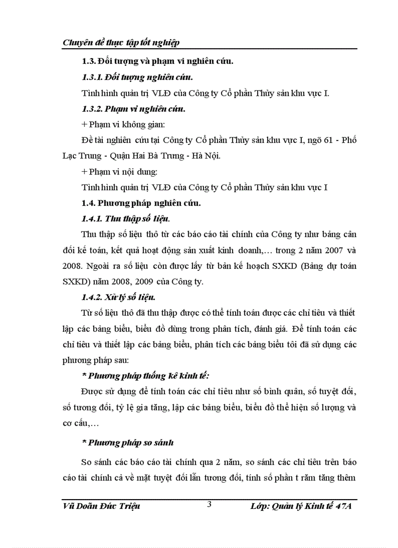 image for page Một số biện pháp nhằm nâng cao hiệu quả quản lý và sử dụng vốn lưu động của Công ty Cổ phần Thủy sản khu vực I 1