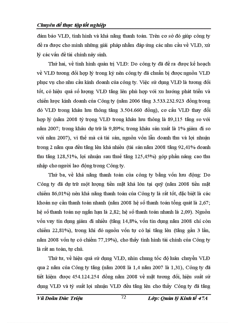 image for page Một số biện pháp nhằm nâng cao hiệu quả quản lý và sử dụng vốn lưu động của Công ty Cổ phần Thủy sản khu vực I 1