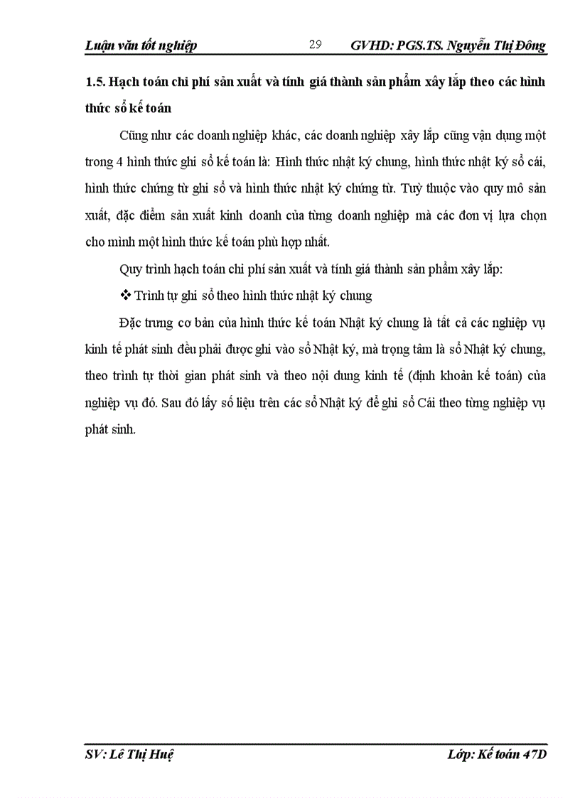 image for page Hoàn thiện công tác kế toán chi phí sản xuất và tính giá thành sản phẩm xây lắp tại công ty Cơ khí Điện thuỷ lợi