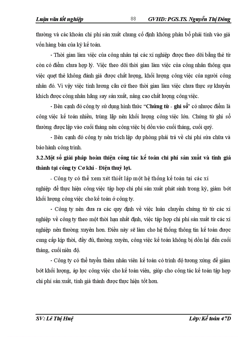 image for page Hoàn thiện công tác kế toán chi phí sản xuất và tính giá thành sản phẩm xây lắp tại công ty Cơ khí Điện thuỷ lợi