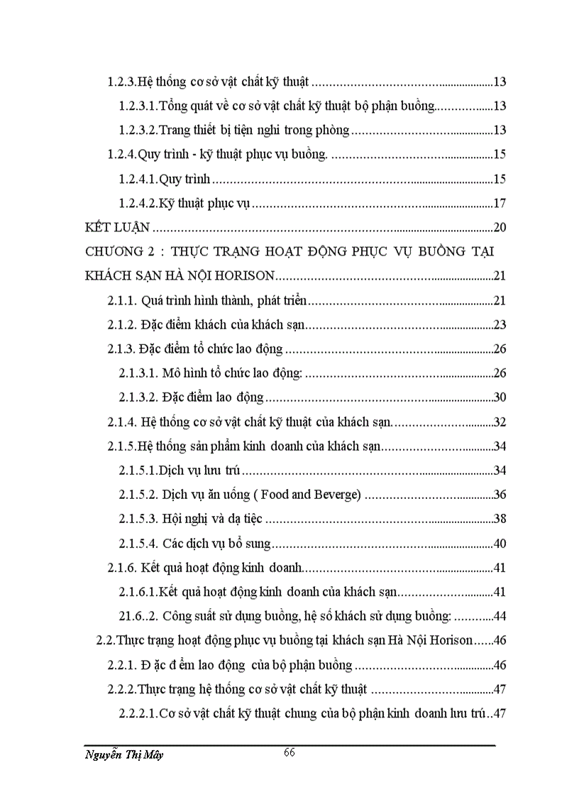 image for page Hoàn thiện hoạt động phục vụ buồng tại khách sạn Hà Nội Horison