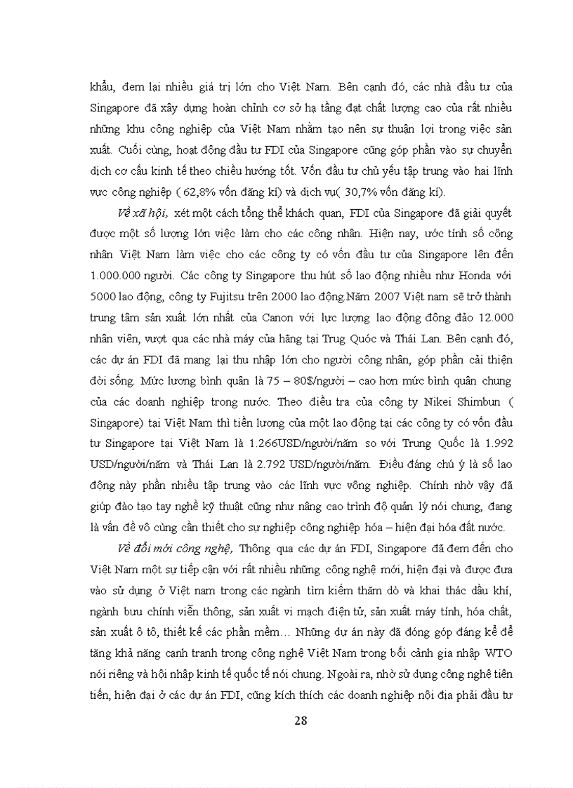 image for page Giải pháp tăng cường thu hút vốn đầu tư trực tiếp nước ngoài FDI từ Singapore vào Việt Nam