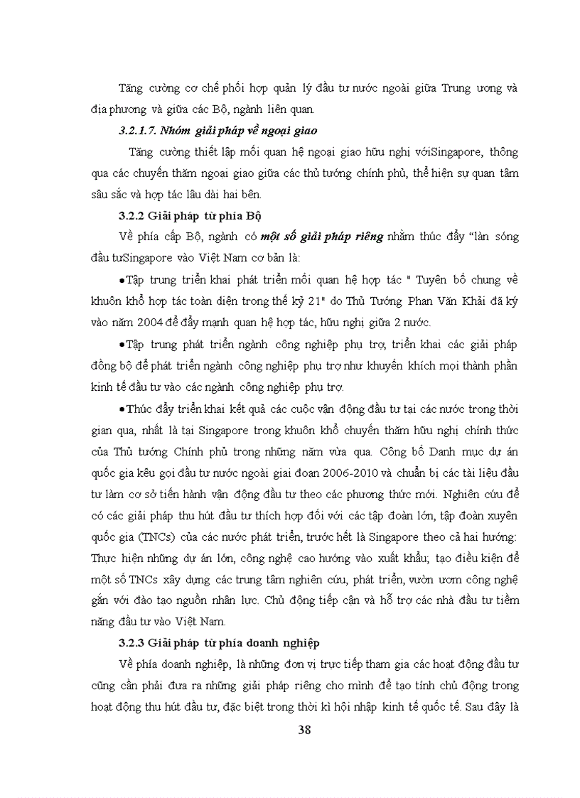 image for page Giải pháp tăng cường thu hút vốn đầu tư trực tiếp nước ngoài FDI từ Singapore vào Việt Nam