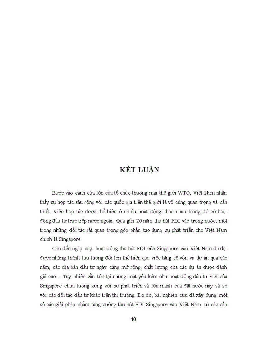 image for page Giải pháp tăng cường thu hút vốn đầu tư trực tiếp nước ngoài FDI từ Singapore vào Việt Nam