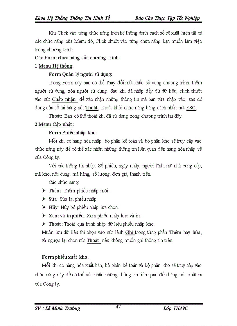 image for page Viết chương trình phần mềm kế toán trong lĩnh vực QUẢN LÝ VẬT TƯ