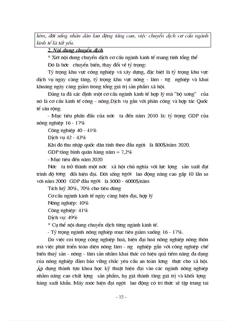 image for page Vận dụng quan điểm của các trường phái kinh tế về xây dựng cơ cấu kinh tế hợp lý trong quá trình CNH HĐH ở Việt Nam hiện nay