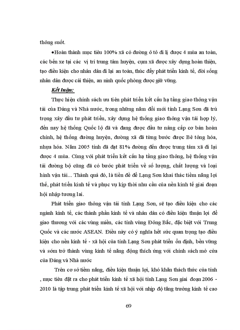 image for page Thực trạng quy hoạch phát triển GTVT tỉnh Lạng Sơn giai đoạn 2006 2010 và định hướng quy hoạch phát triển GTVT tỉnh Lạng Sơn đến năm 2020
