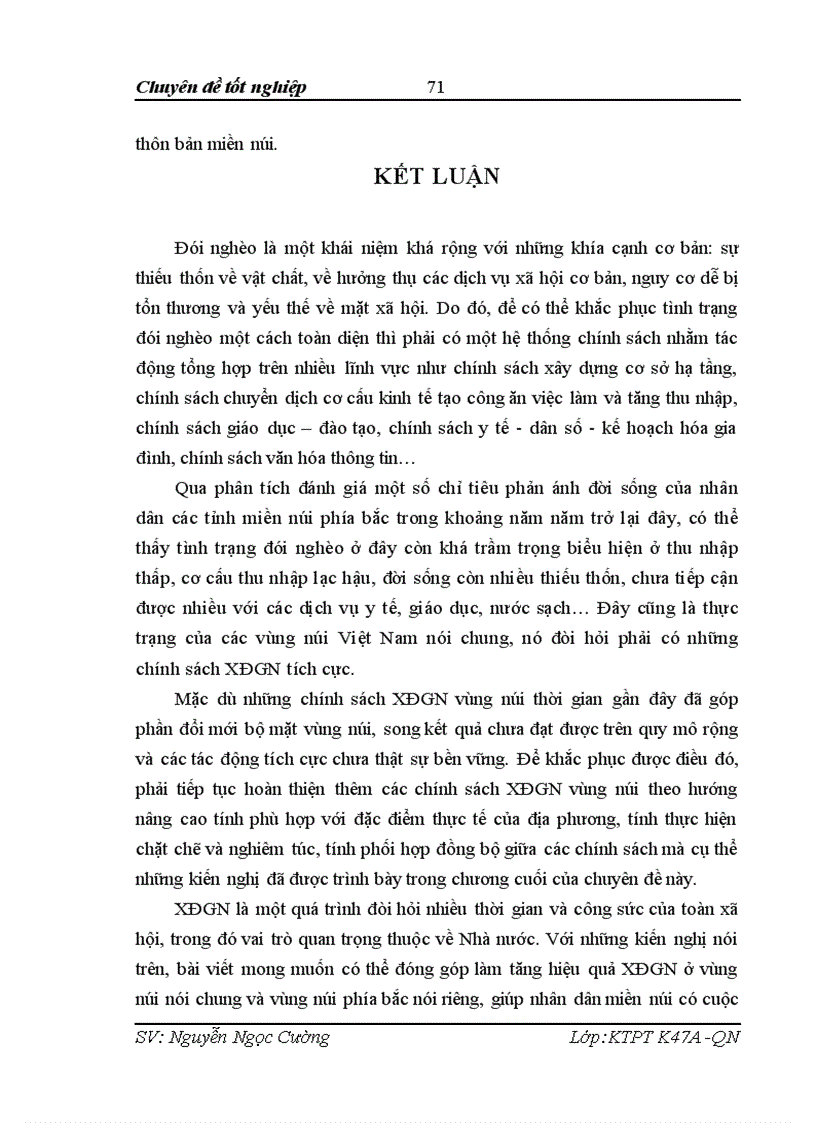 image for page Tình trạng nghèo đói của đồng bào dân tộc thiểu số ở nước ta trong những năm gần đây và một số kiến nghị đối với công tác xóa đói giảm nghèo ở vùng núi của Nhà nước 1