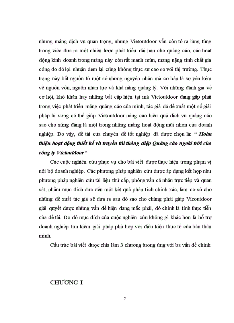 image for page Hoàn thiện hoạt động thiết kế và truyền tải thông điệp Quảng cáo ngoài trời cho công ty Vietoutdoo