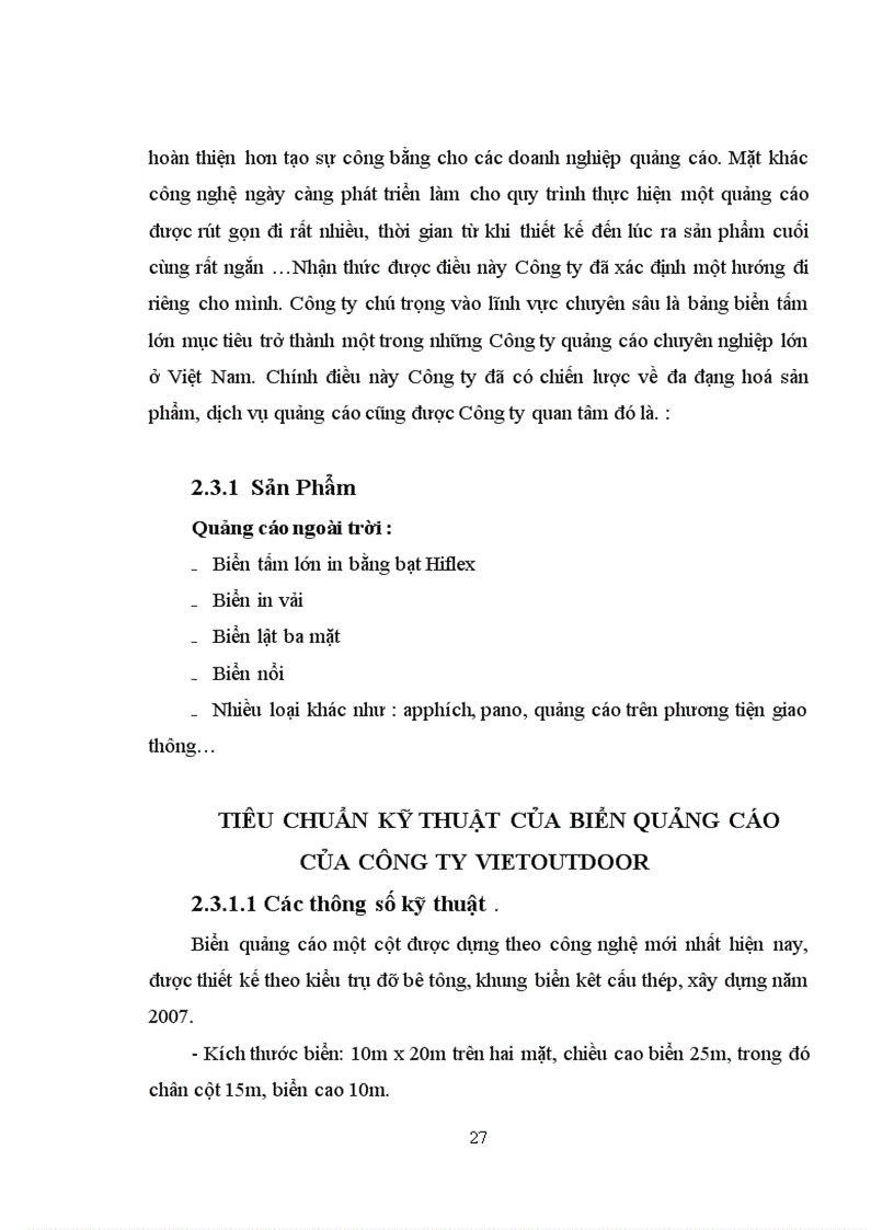image for page Hoàn thiện hoạt động thiết kế và truyền tải thông điệp Quảng cáo ngoài trời cho công ty Vietoutdoo