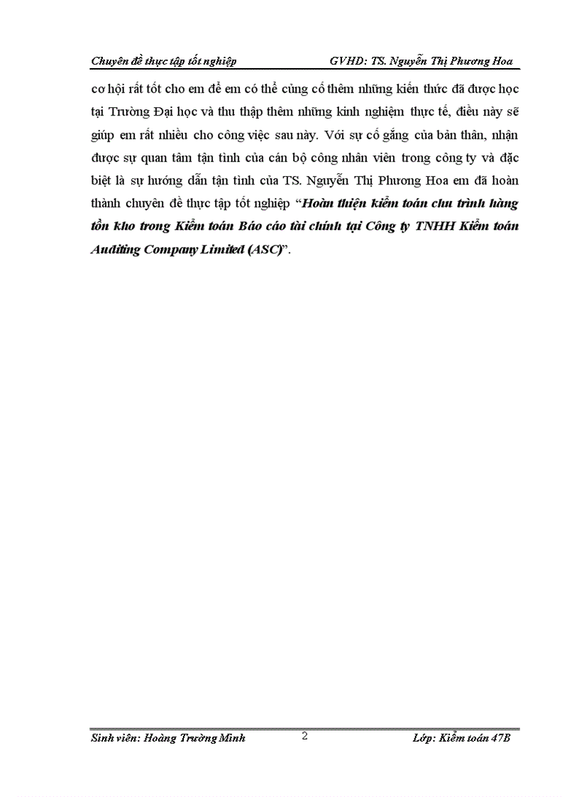 image for page Hoàn thiện kiểm toán chu trình hàng tồn kho trong Kiểm toán Báo cáo tài chính tại Công ty TNHH Kiểm toán Auditing Company Limited ASC 1