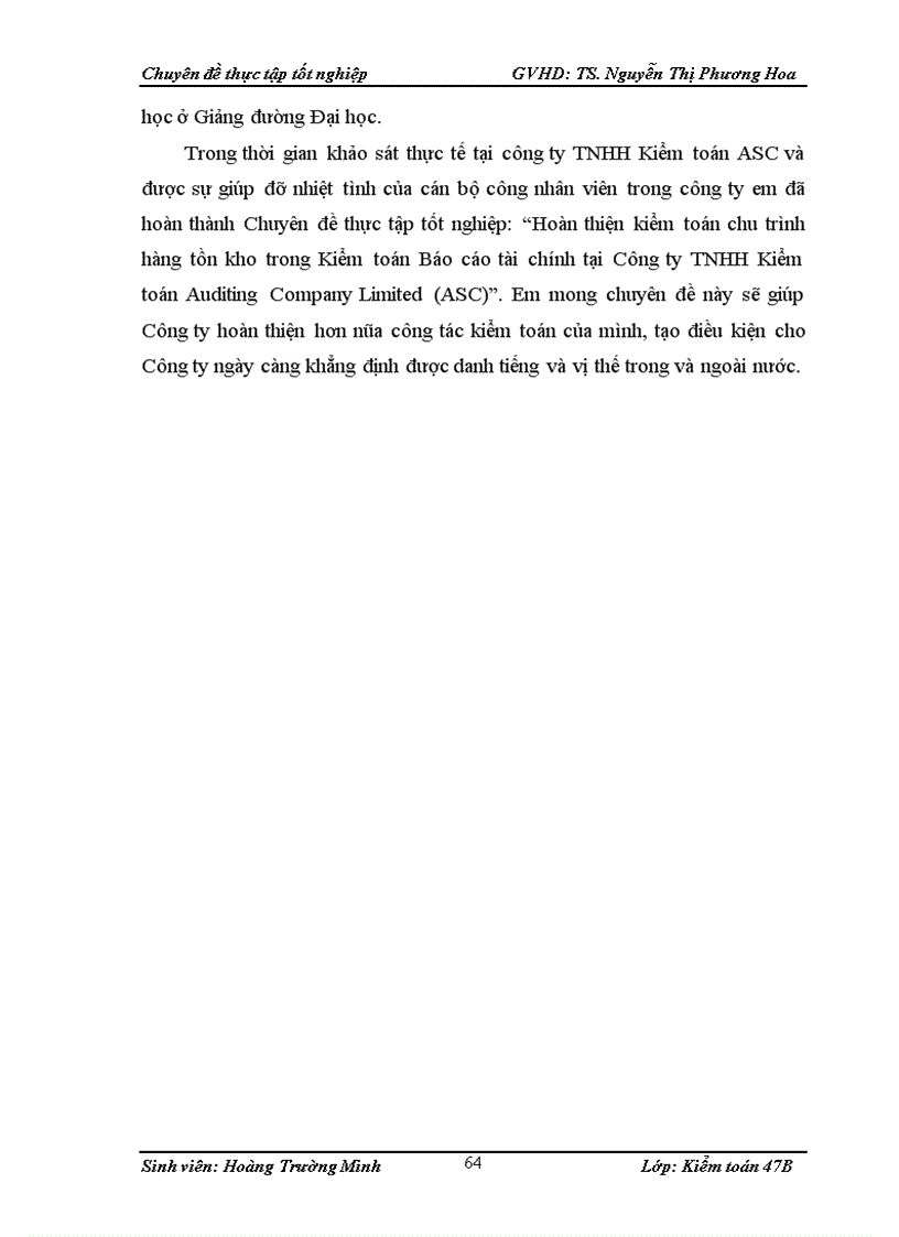 image for page Hoàn thiện kiểm toán chu trình hàng tồn kho trong Kiểm toán Báo cáo tài chính tại Công ty TNHH Kiểm toán Auditing Company Limited ASC 1