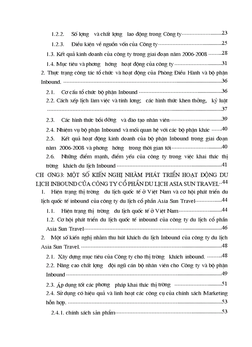 image for page Thực trạng và giải pháp thu hút khách du lịch Inbound của công ty du lịch cổ phần Mặt Trời Châu á 1