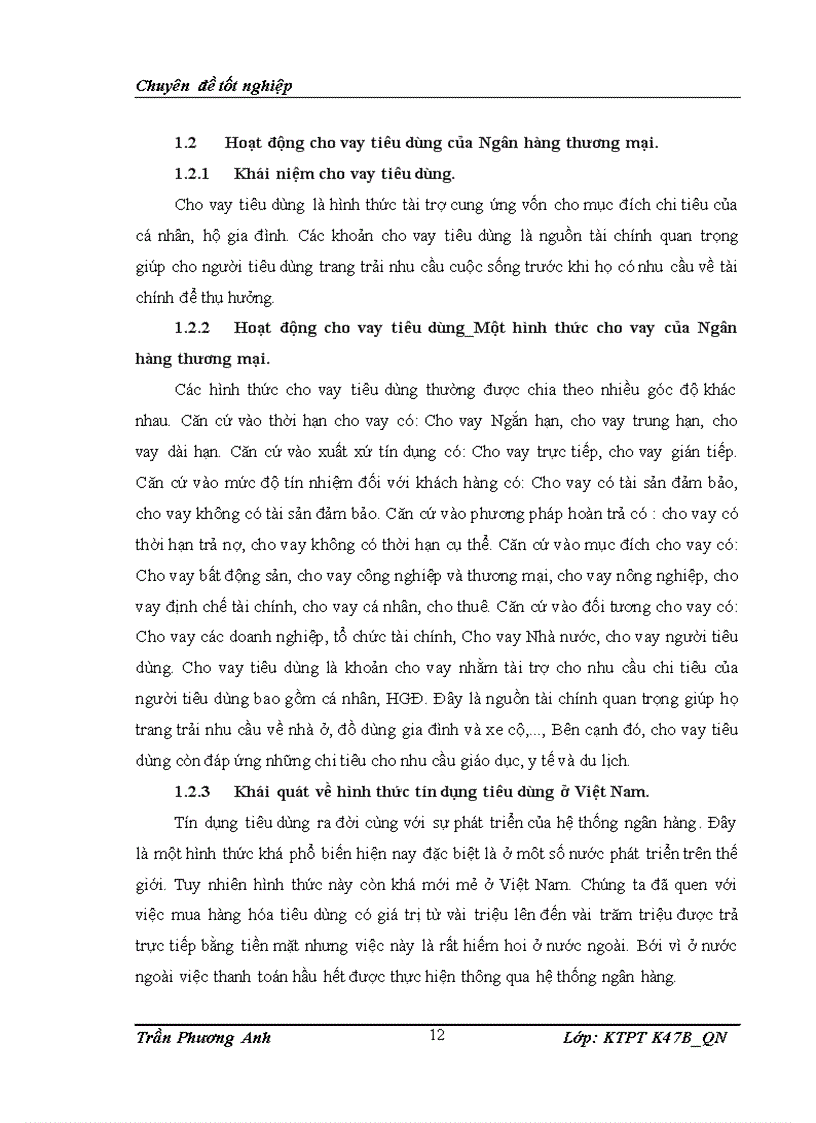 image for page Giải pháp mở rộng hình thức cho vay tiêu dùng tại chi nhánh Ngân hàng nông nghiệp và phát triển nông thôn Hà Nội 1