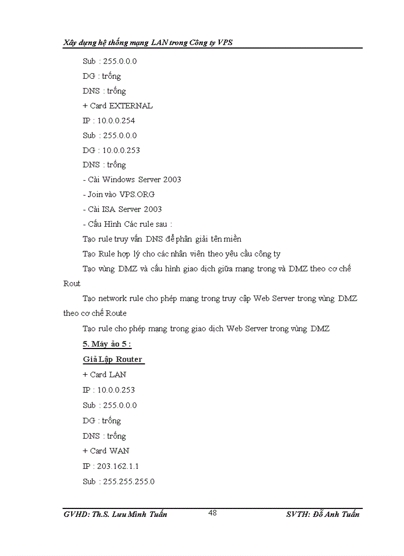 image for page Xây dựng hệ thống mạng LAN trong Công ty VPS