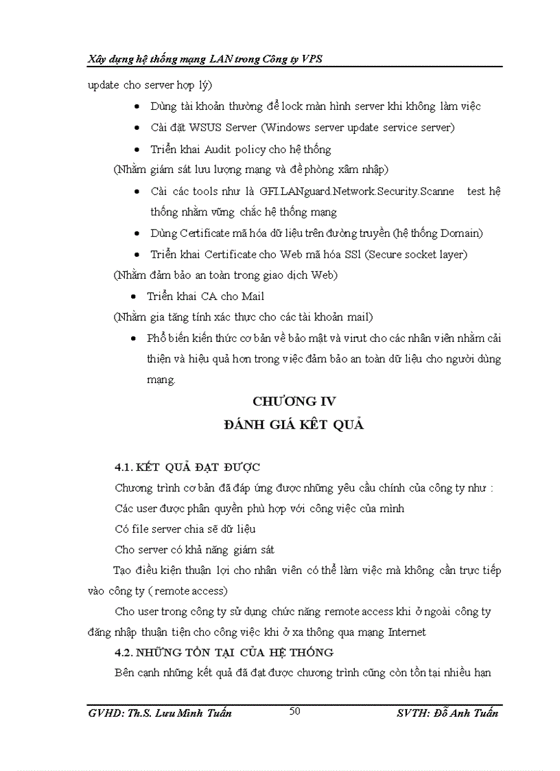 image for page Xây dựng hệ thống mạng LAN trong Công ty VPS