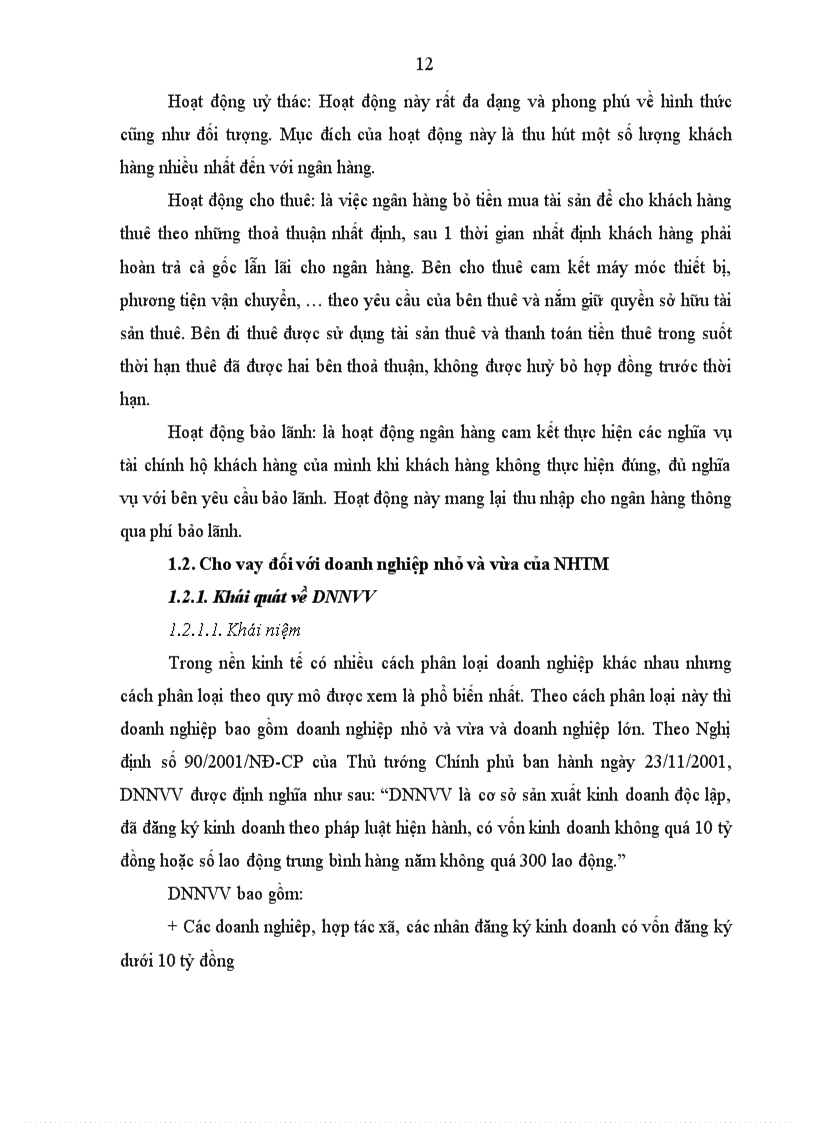 image for page Mở rộng cho vay đối với doanh nghiệp nhỏ và vừa tại Ngân hàng Đầu tư Phát triển Việt Nam chi nhánh Quang Trung 1