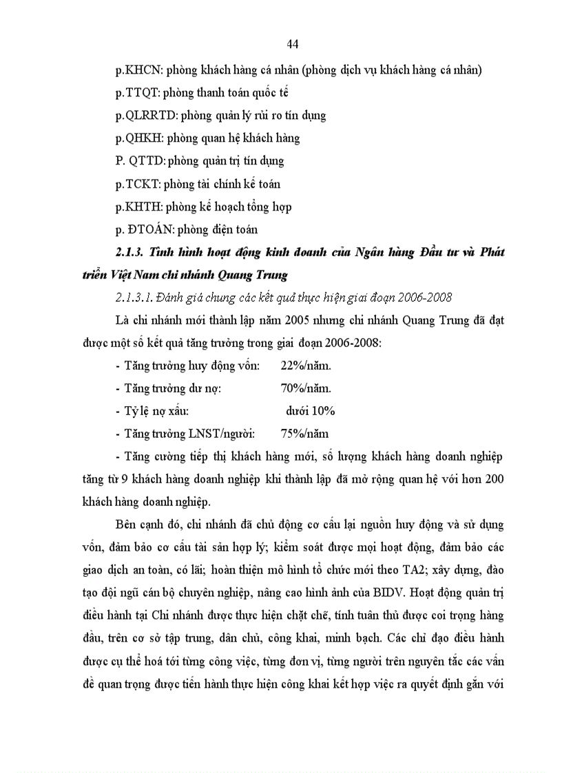 image for page Mở rộng cho vay đối với doanh nghiệp nhỏ và vừa tại Ngân hàng Đầu tư Phát triển Việt Nam chi nhánh Quang Trung 1