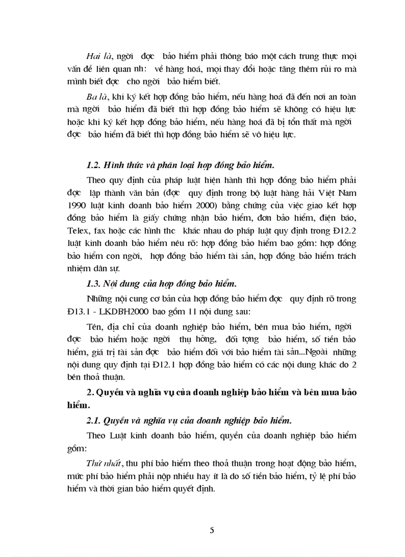 image for page Chế độ pháp lý về hợp đồng bảo hiểm