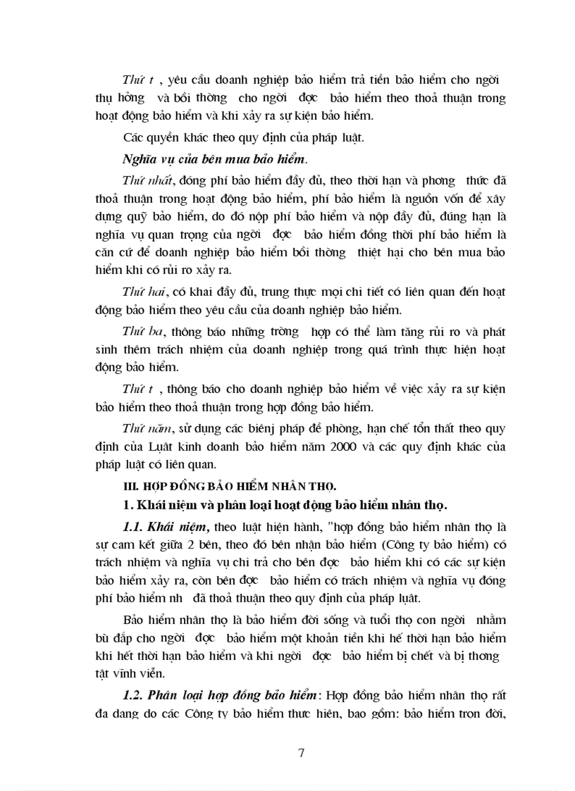 image for page Chế độ pháp lý về hợp đồng bảo hiểm