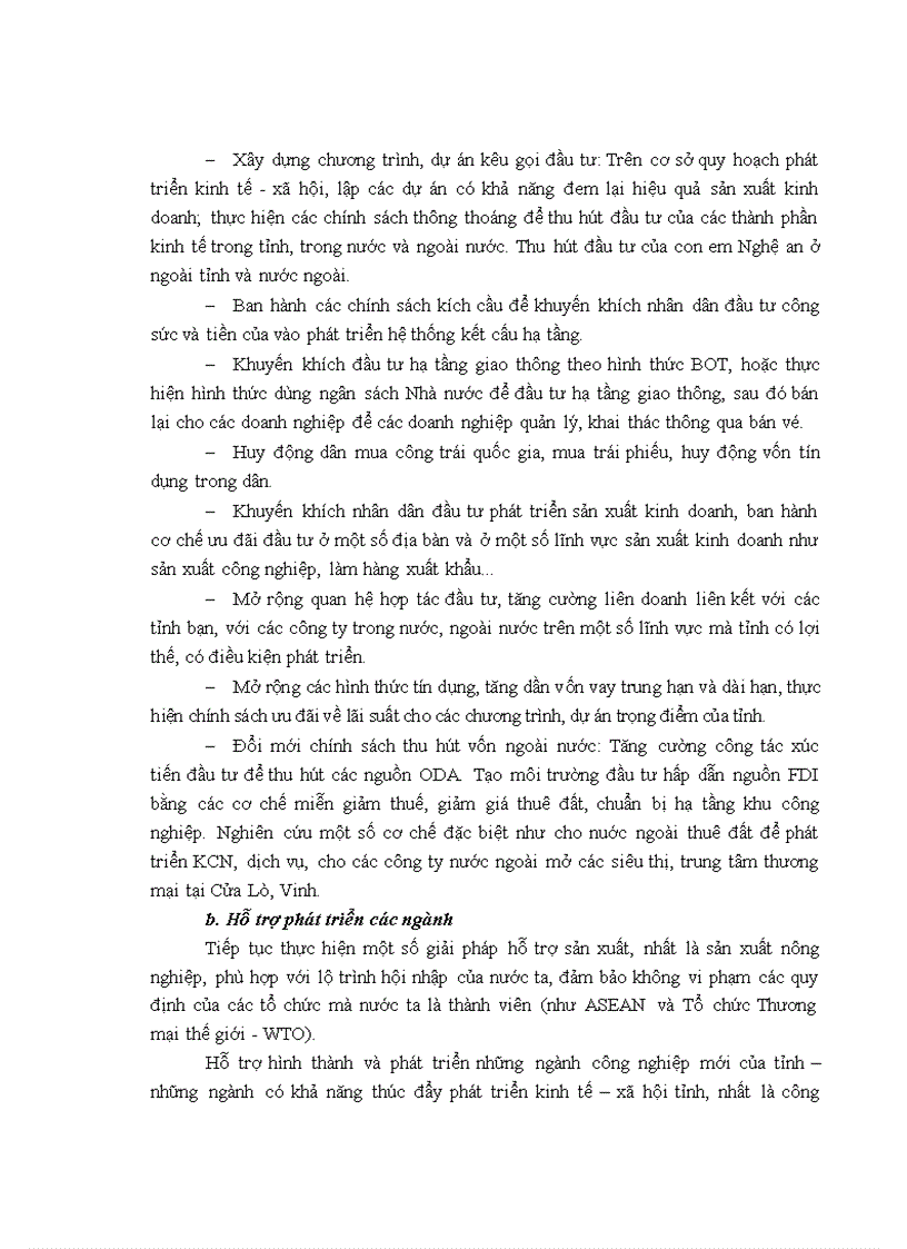 image for page Đầu tư phát triển kinh tế tỉnh Nghệ An giai đoạn 2006 2009 Thực trạng và giải pháp
