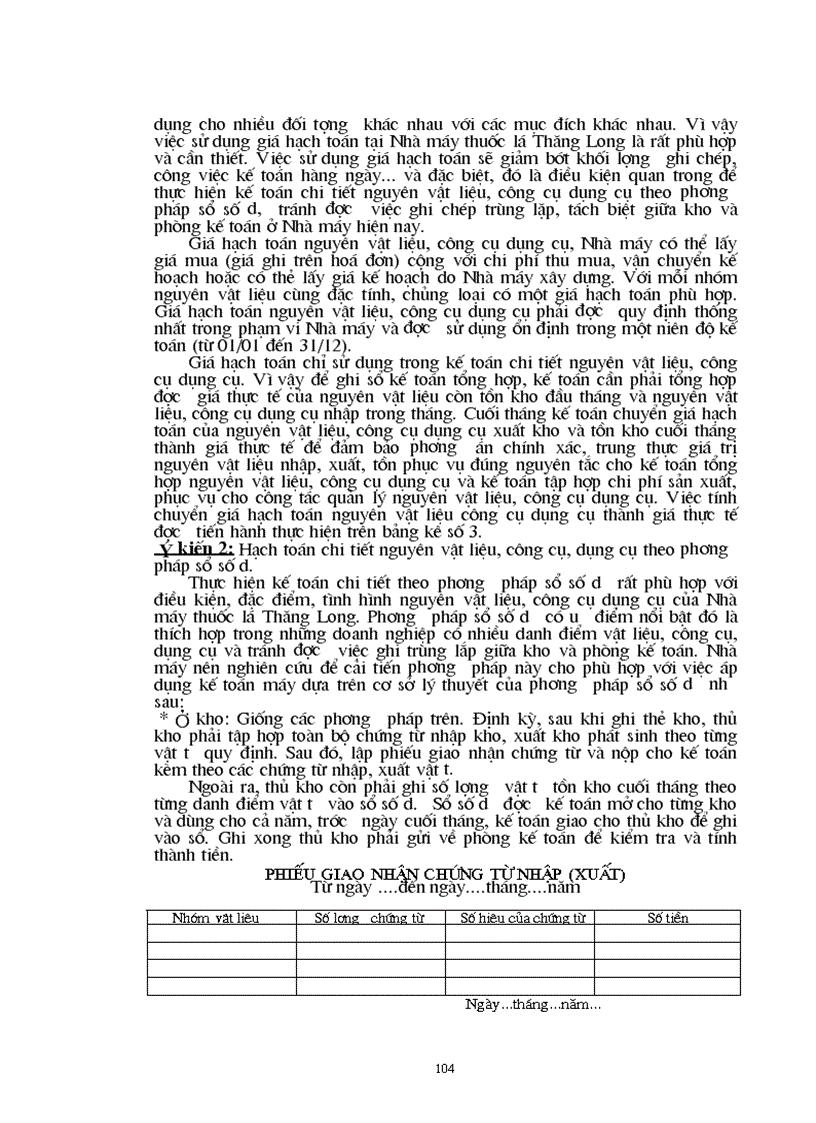 image for page Hoàn thiện hạch toán nguyên vật liệu công cụ dụng cụ