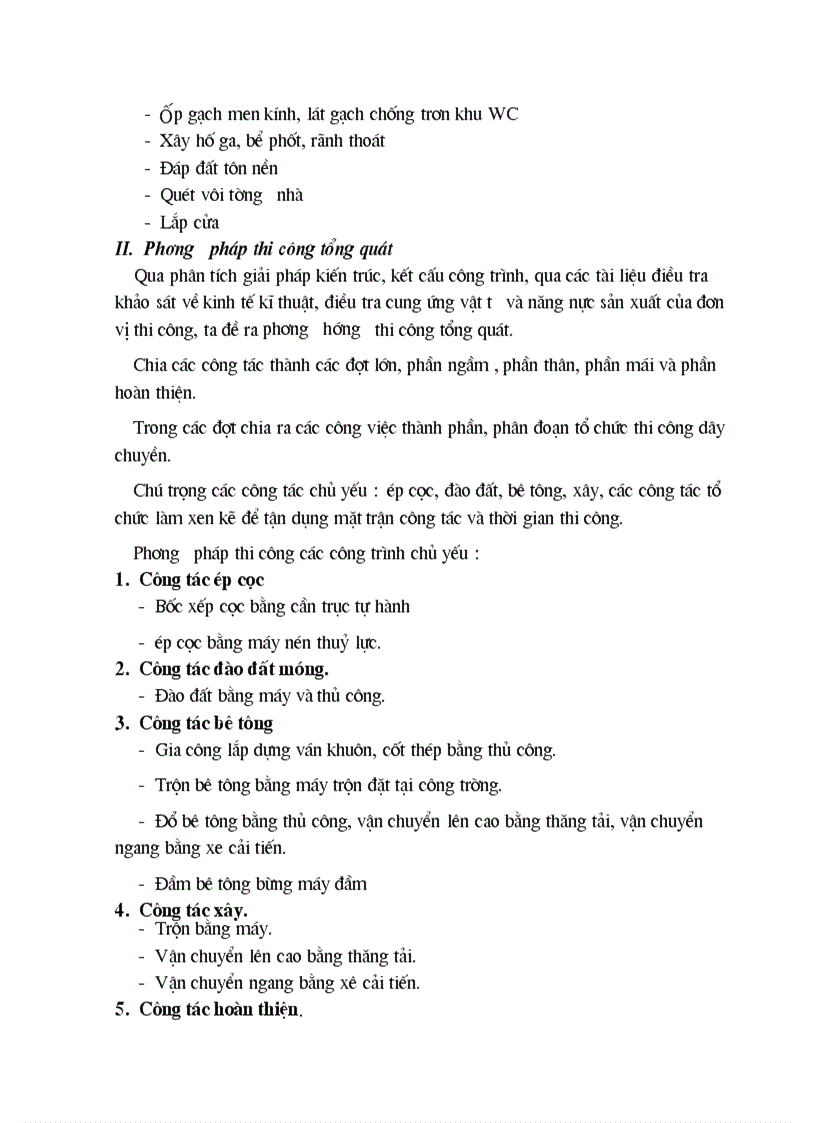 image for page Thiết kế các giải pháp tổ chức kỹ thuật thi công xây lắp công trình