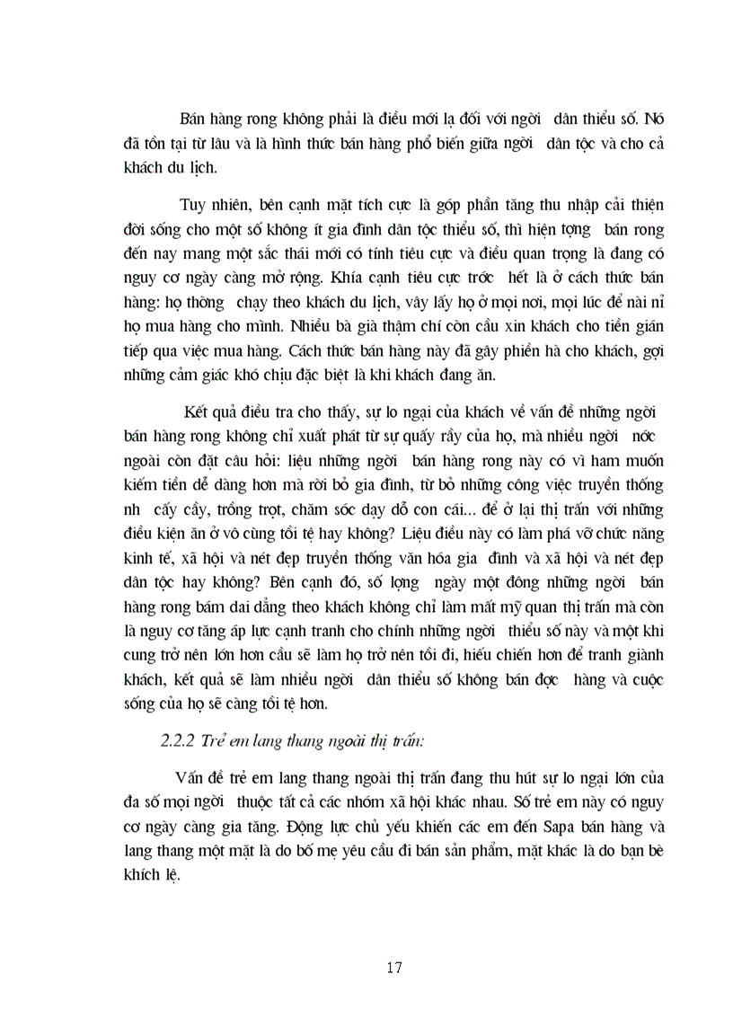 image for page Tác động của phát triển du lịch tới các dân tộc thiểu số và những giải pháp để phát triển du lịch bền vữngở sa pa