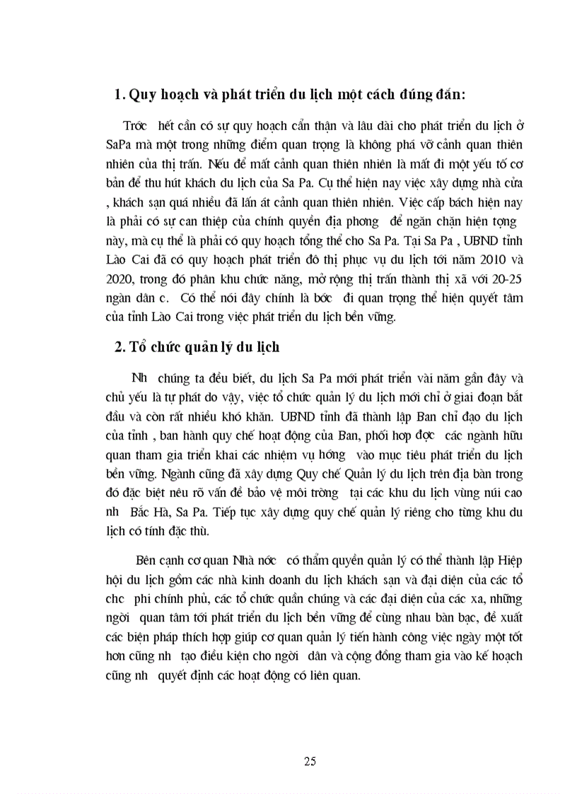 image for page Tác động của phát triển du lịch tới các dân tộc thiểu số và những giải pháp để phát triển du lịch bền vữngở sa pa