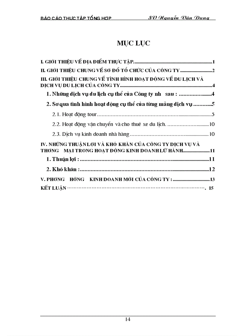 image for page Những thuận lợi và khó khăn của Công ty dịch vụ và thương mại trong hoạt động kinh doanh lữ hành
