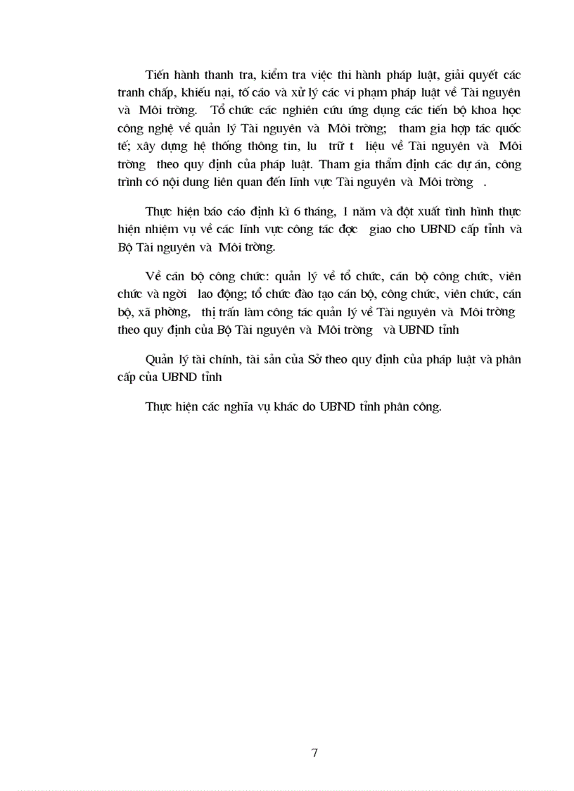 image for page Hệ thống tổ chức chức năng nhiệm vụ của sở Tài nguyên và Môi trường tỉnh Vĩnh Phúc