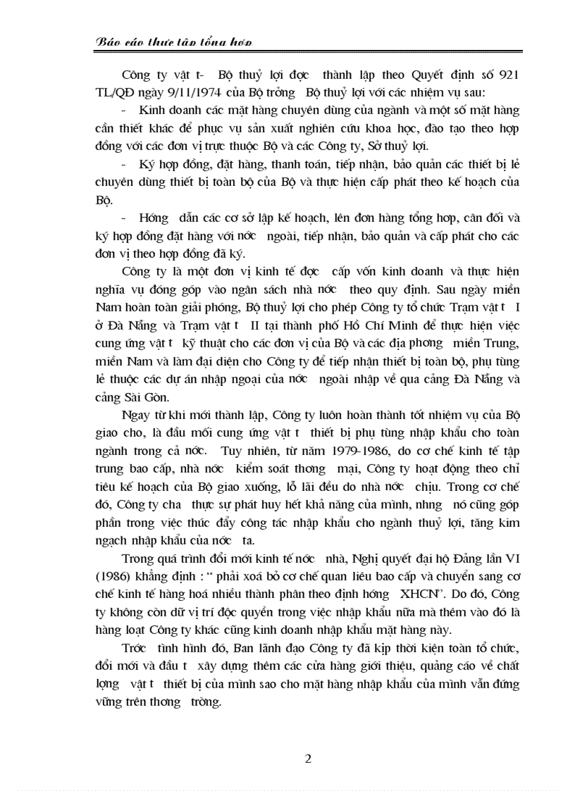 image for page Báo cáo thực tập tổng hợp công ty cổ phần xây dựng và vật tư thiết bị