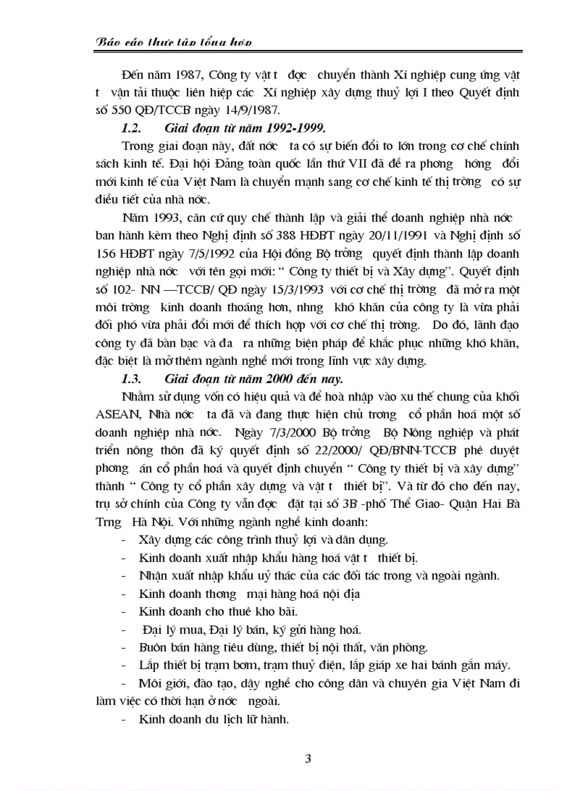 image for page Báo cáo thực tập tổng hợp công ty cổ phần xây dựng và vật tư thiết bị