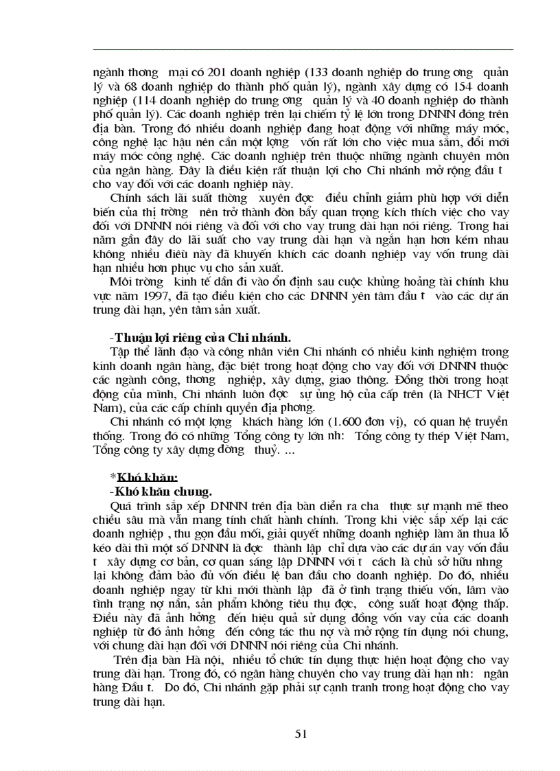 image for page Giải pháp nâng cao hiệu quả cho vay trung dài hạn đối với doanh nghiệp Nhà nước tại Chi nhánh NHCT Ba Đình