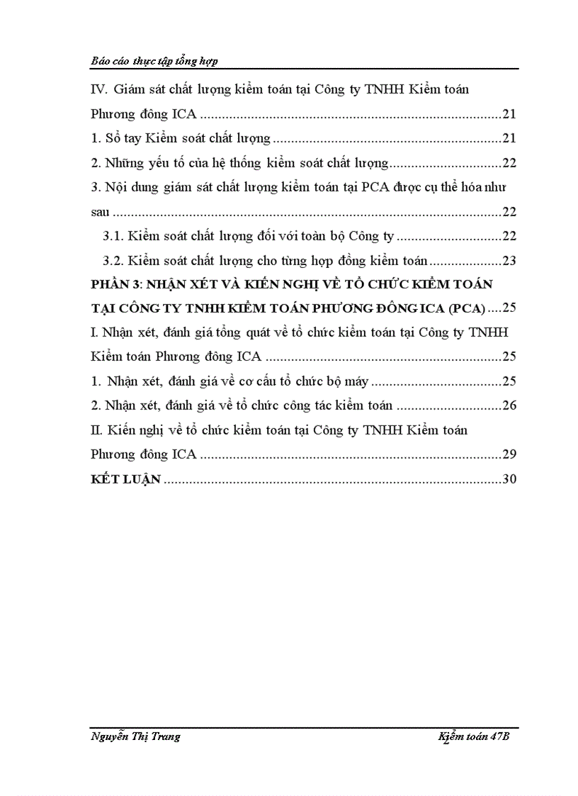 image for page Báo cáo thực tập tại Công ty TNHH Kiểm toán Phương đông ICA