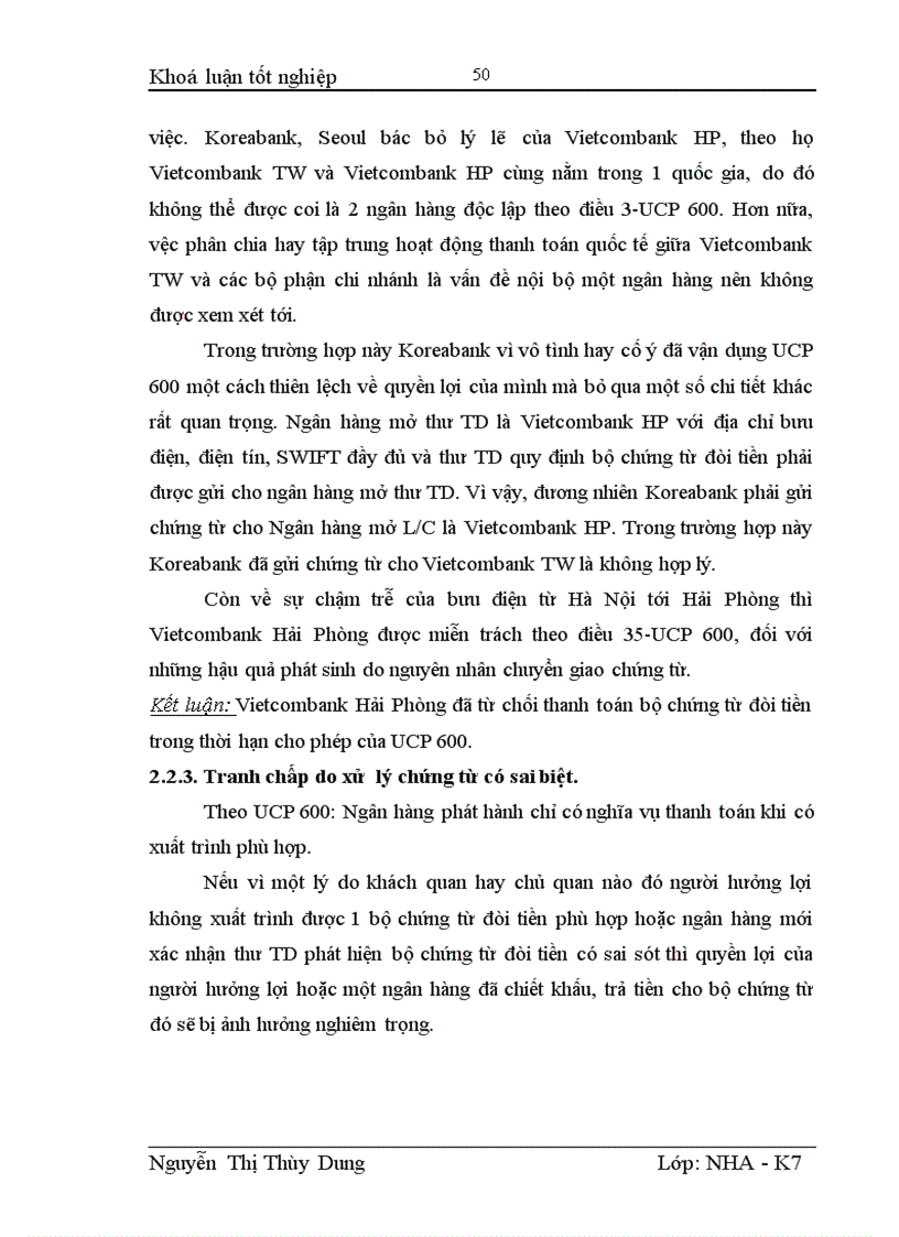 image for page Vận dụng UCP 600 để hạn chế tranh chấp trong thanh toán quốc tế bằng thư tín dụng